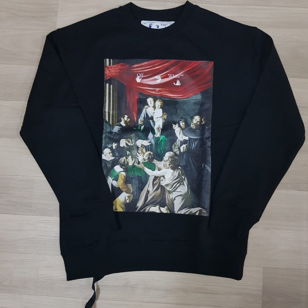 Off-White Caravaggio Painting Black Sweatshirt
